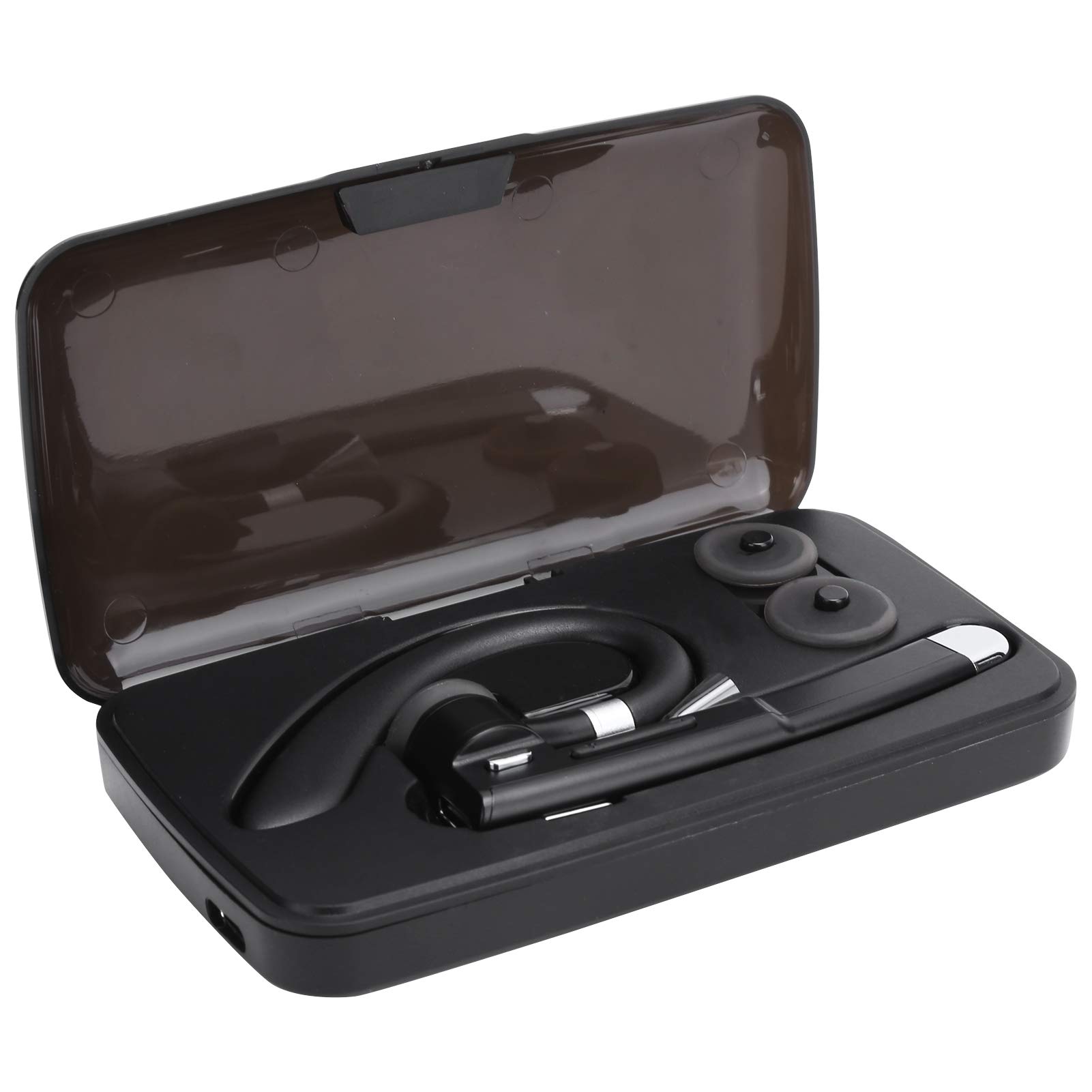 YYK 520 V5.0 Wireless BT Earphone Rotatable Business Headset with Charging Compartment, Ultra Light Design, Ergonomic Earphones, Multifunctional, Portable