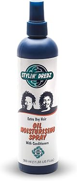 Stylin Dredz Extra Dry Hair Oil Moisturising Spray w Conditioners 350ml view 1