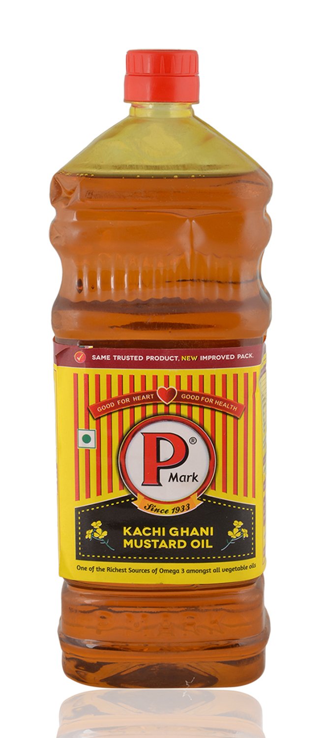 P Mark Oil Mustard Oil, 1L Pack Amazon.in