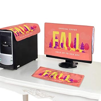 Amazon Com Cover For Flat Panel Lcdautumn Sale Or Autumnal