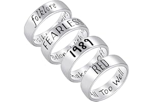 Joliernelle Love You to The Moon And to Saturn Ring Gold Stainless Steel Moon Star Jewelry for Her