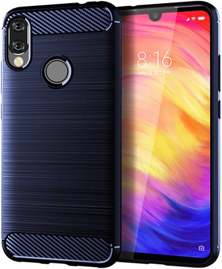 Phone Case for Xiaomi Redmi Note 7 8 6 Pro 5 5A 6A Go 4 4X S2 7A Global Version TPU Cover Case for Red Mi A3 Lite 9 Se 9T,Redmi Note 8 Pro,Blue