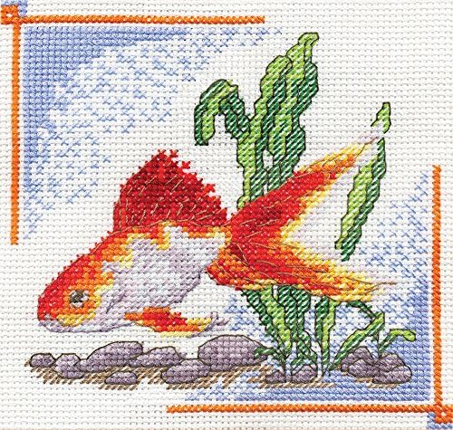 Cross Stitch Kit Gold fish