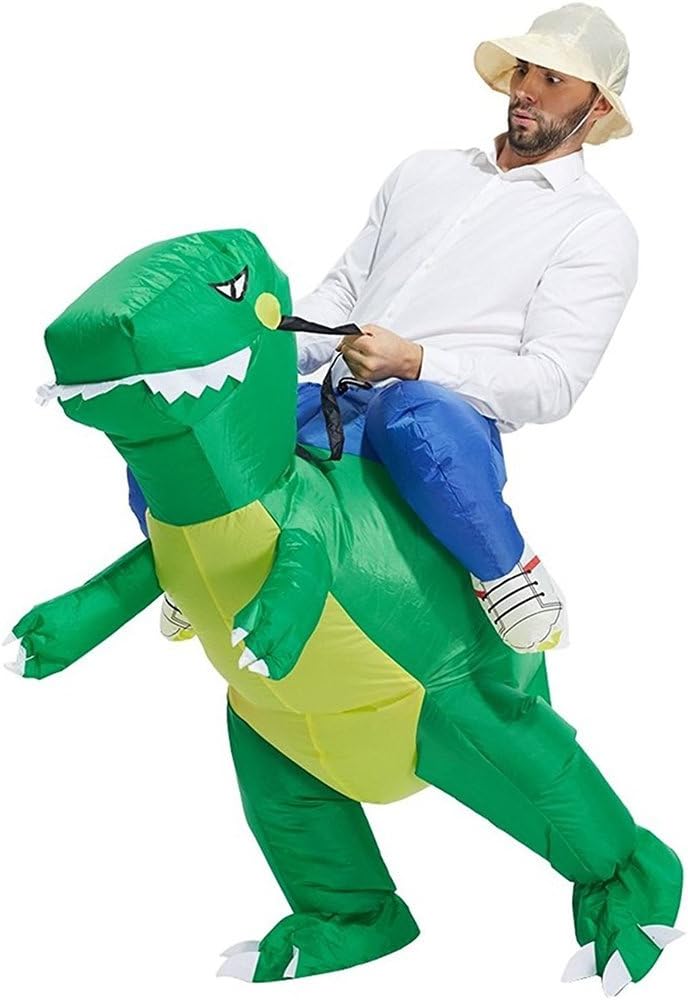 Funny Adult Inflatable Costume Suit Ride Me Inflatable Animal Fancy Dress Jumpsuit