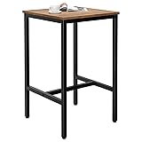 Lutown-Teen Square Bar Table, High Top Table
