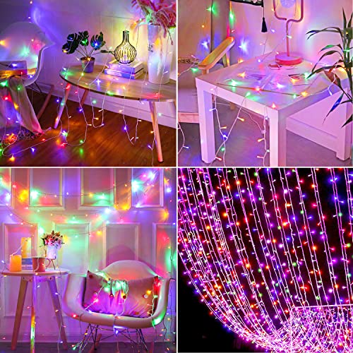 Tcamp Multicolor Christmas Lights Outdoor Indoor String Lights 66FT 200 LED Christmas Tree
