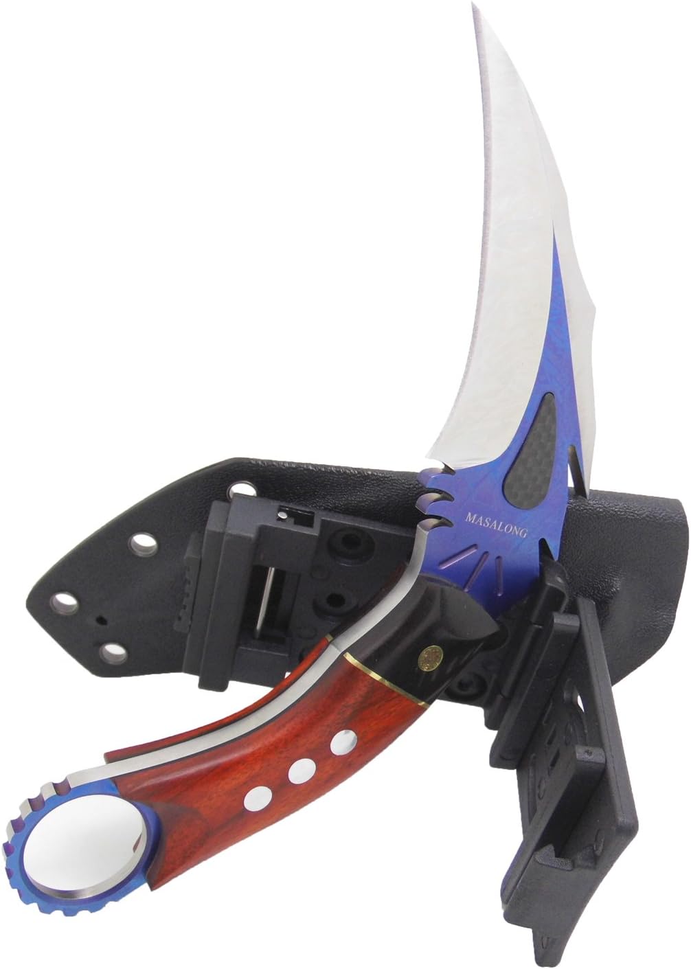 MASALONG Dragon Dracarys Series Fixed Blade Karambits Claw Knife with K Sheath