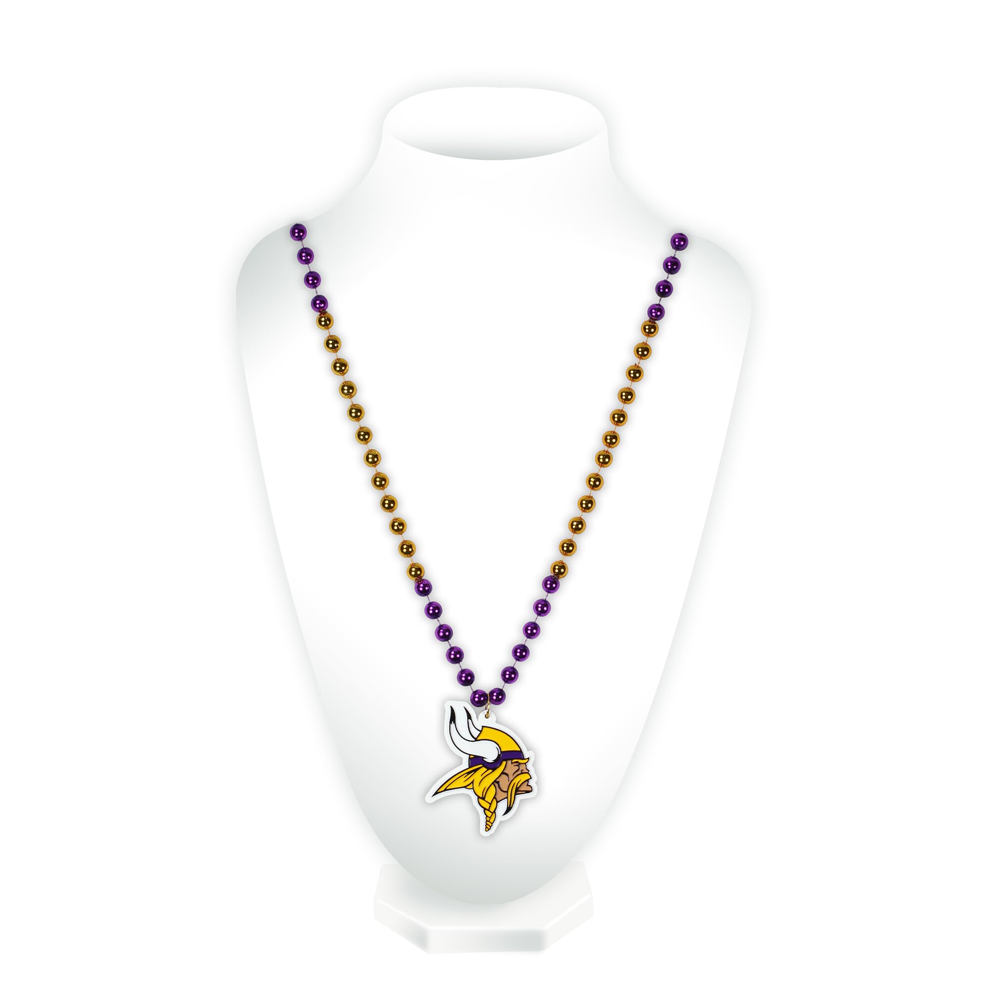 Rico Industries NFL unisex-adult Team Logo Mardi Gras Style Beads — image 1