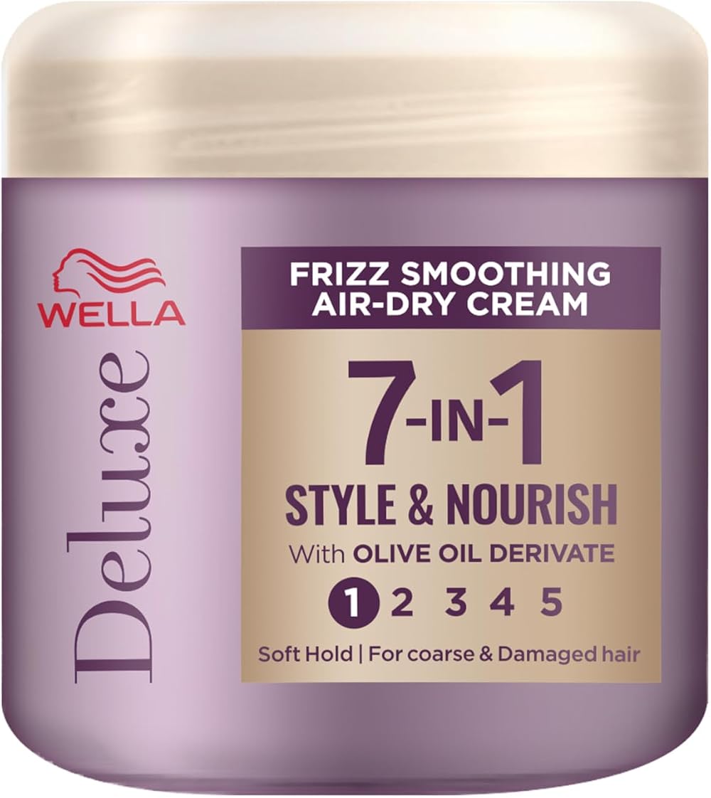 Wella Deluxe Frizz Smoothing Air-Dry Cream 150ml Anti-Frizz Heat Protection