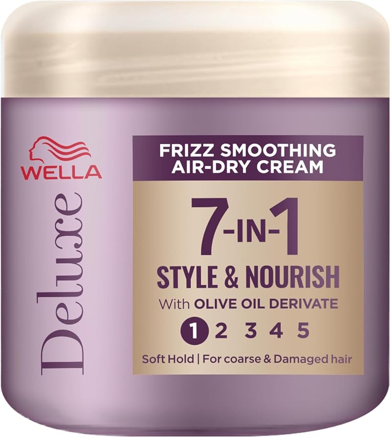 Wella Deluxe Frizz Smoothing Air-Dry Cream 150ml Anti-Frizz Heat Protection