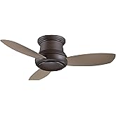 Minka-Aire 44" LED FLUSH MOUNT CEILING FAN,Oil-Rubbed Bronze (LED Light)