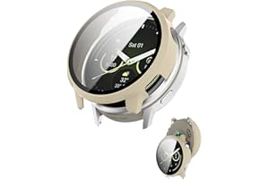 Case for Garmin Venu 4 41mm,NOUKAJU Protective Cover Smartwatch,Built-in 9H Tempered Glass Film, Hard PC,Easy to Install,Scre