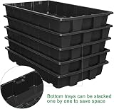 MIXC Seed Tray Propagator 5 Pack 200 Cells Garden Seed Germination Kit view 4