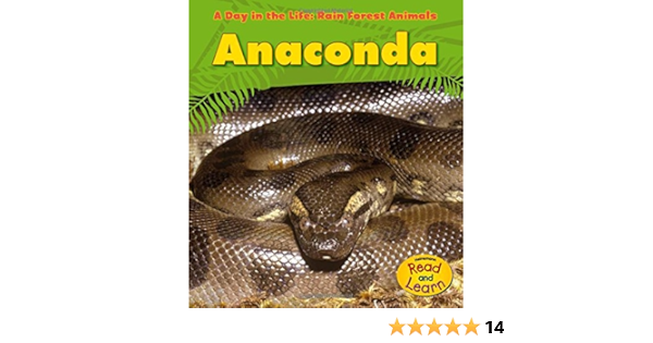 Amazon Com Anaconda A Day In The Life Rain Forest Animals Ganeri Anita Books
