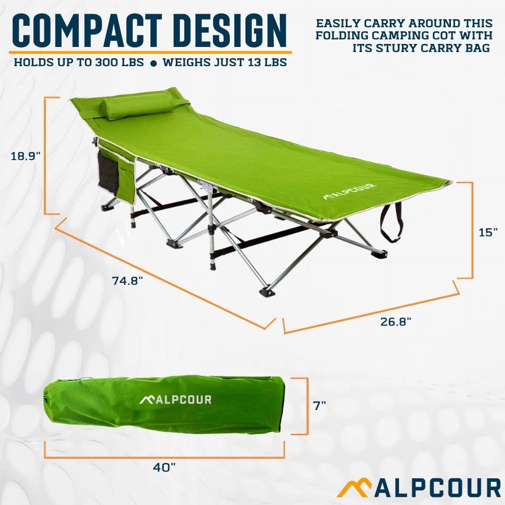 accordion camping bed