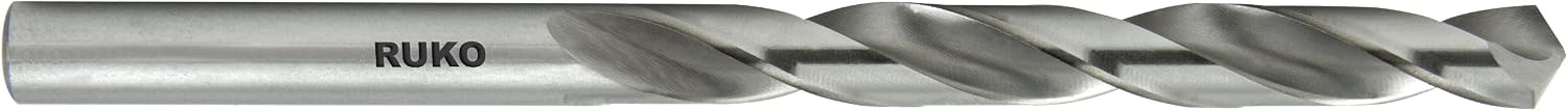 RUKO 2144075 - Broca helicoidal DIN 338, tipo N HSS, en Bolsa de plástico (diameter 7,5 mm), Black/White