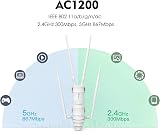 WAVLINK AC1200 Outdoor WiFi Access Point Repeater Extender Dual Band POE 4x7dBi view 6