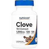 Nutricost Clove Extract 120 Capsules for 120 Servings Per Bottle - Vegan, GMO Free and Gluten Free
