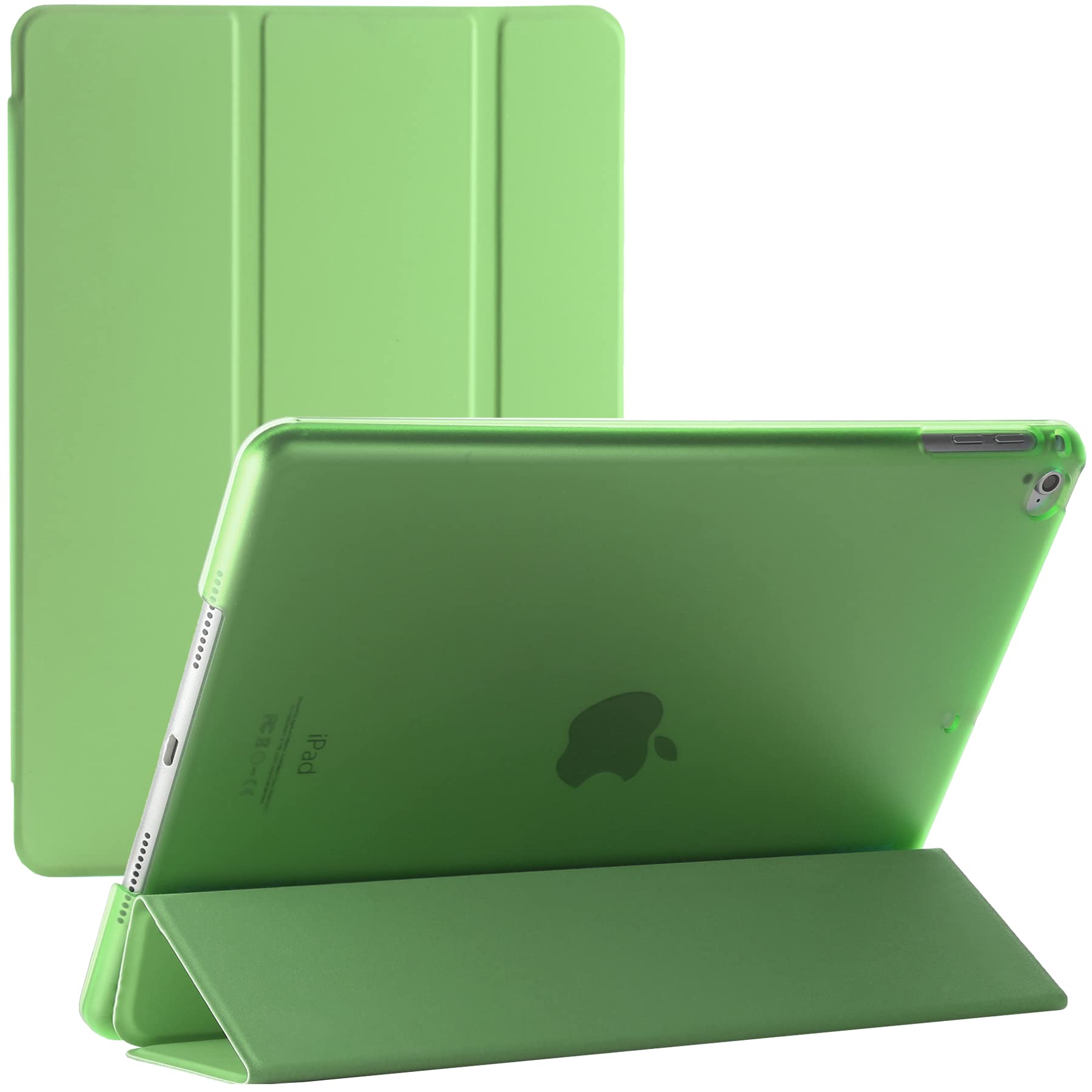 For Apple iPad Mini 4th/5th Gen A1538 A1550 A2126 A2124 Smart Case with Automatic Magnetic Wake/Sleep (Green)