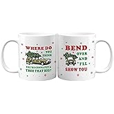 Christmas Vacation Merch Gifts, Funny Holiday Coffee Mug, 11oz Double-sided Christmas Vacation Drinking Cup, Novelty Party Cups for Table Decor, White Elephant Gag Gift for Women Men Coworkers