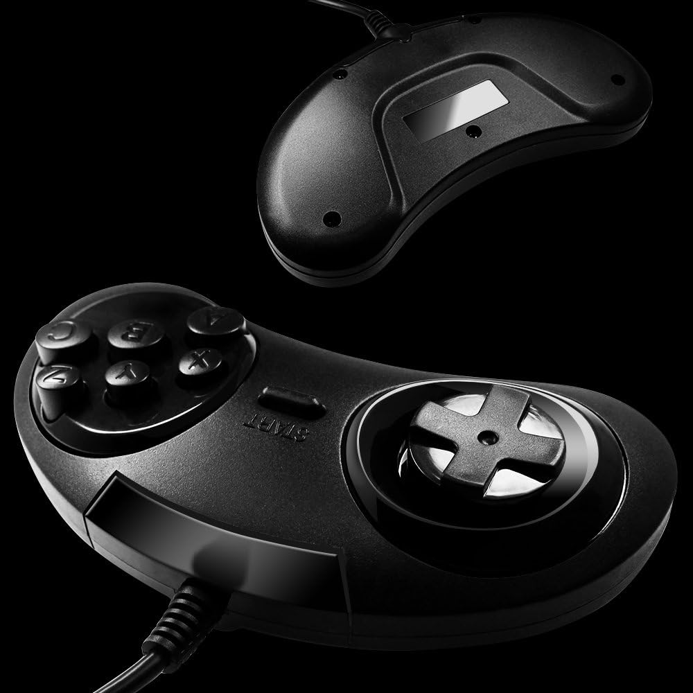 AFUNTA 6-Button Controller Compatible Sega Classic Genesis (2 pcs), NOT for the Sega Genesis Mini: Electronics