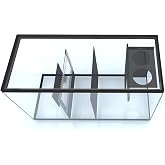 Aquarium Sump Refugium DIY Kit for Portein Skimmer Sump - Chamber dividers for 29 Gallon Standard Tank (Tank is not Included, Dividers Only)
