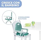Chicco Pocket Snack Booster Seat Sage 6m-3y Portable High Chair 15 kg view 3