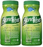 Benefiber Taste-Free, Sugar-Free Fiber Supplement Powder for Digestive Health, 2Pack (190 Doses Each )