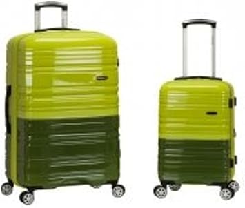 lime green luggage sets