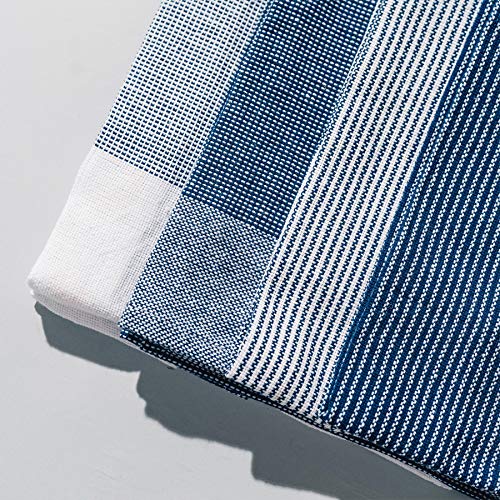 Caldo Kitchen Dish Towel, Set of 4, 100% Cotton, 28 in x 20 in (Navy)