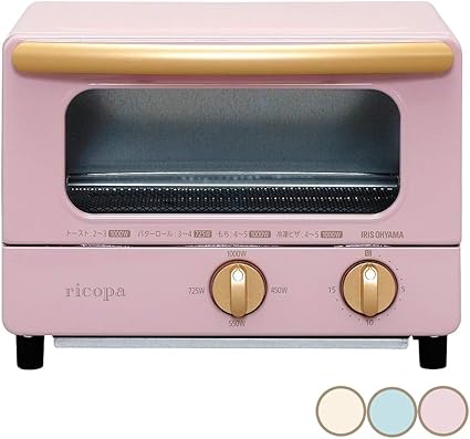 Amazon アイリスオーヤマ オーブントースター トースト2枚 4段階温度調整機能付き Ricopa アッシュピンク Eot R1001 Pa アイリスオーヤマ Iris Ohyama オーブントースター 通販