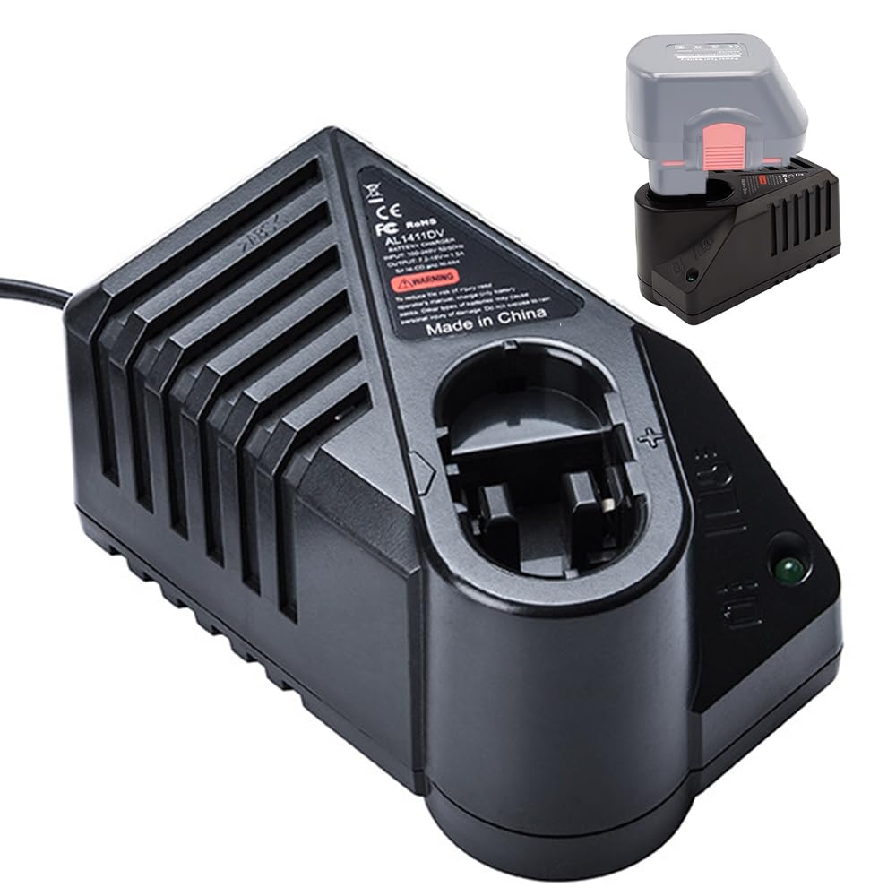 Photo 1 of Ni-CD Ni-MH Battery Charger for Bosch, 7.2V 9.6V 18V 14.4V AL1411DV Battery Charger for BAT038 BAT048 BAT043 BAT045 BTA120 (US Plug)