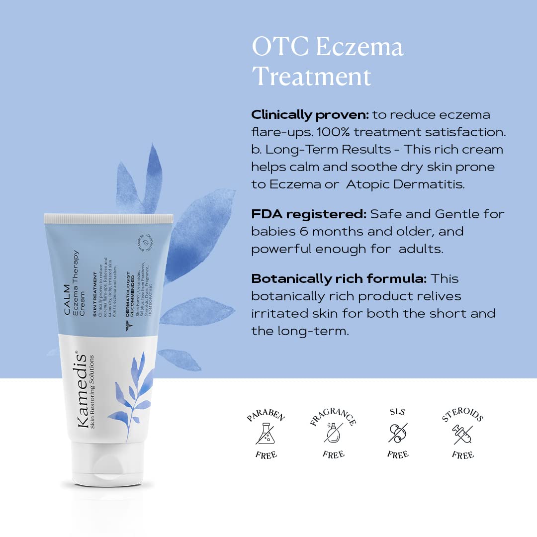 KAMEDIS Eczema Therapy Soothing Body Cream. Botanicals-Based. Clinically Proven for Itchy, Dry, Irritated Skin. Dermatologist Recommended moisturizing Treatment. SLS & paraben-Free.