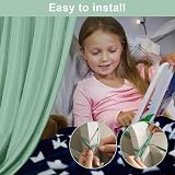 HOTUT Extra Wide Princess Bed Canopy 2pcs Cotton Mosquito Net Set view 7