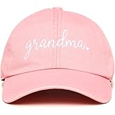Funky Junque Grandma Embroidered Baseball Cap - Vintage, Comfortable & Breathable for Grandma