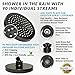 ShowerMaxx, Luxury Spa Series: Bronze Rain Shower Head, 6-Inch Round Rain Showerhead with 360 Tilt, Experience Rainfall with MAXX Comfort and Elegance (Oil Rubbed Bronze)