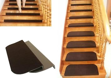 Amazon De Set 15pcs Stufenmatten Treppenstufen Teppich