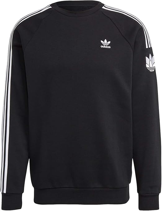 Amazon.com: adidas Originals 3D Tf 3 STRP Cr Fleece Men Black - L - Sweaters: Clothing