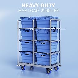 4 Inch Caster Wheels with Brake, Heavy Duty Casters