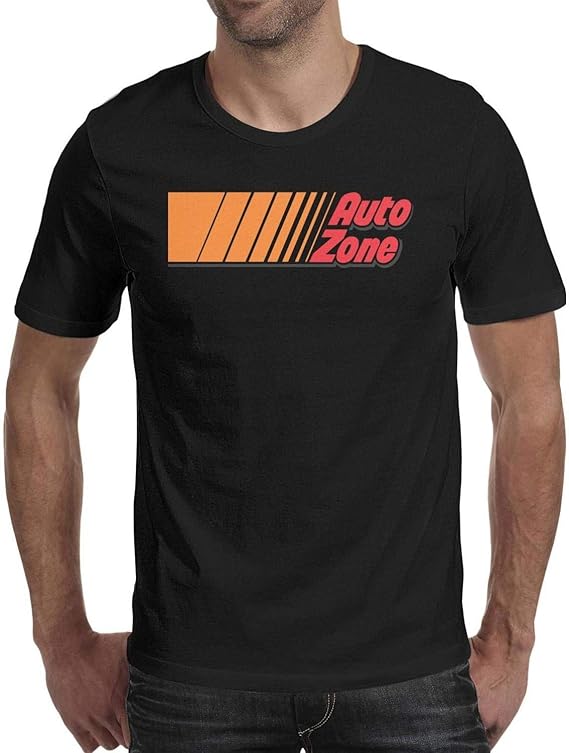 CAEEKER AutozoneLogo T Shirt Stretch Summer ONeck Short