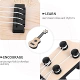 Toddmomy Wooden Ukulele Toy for Kids, 10 Inch Educational Musical Instrument view 6
