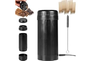 YANZHENGLIP 2in1 Roller Grinder, Portable Swift Roll Cylinder Grinder Machine, Pro Roller Electric Grinder and Cone Filler, Say Goodbye to Hassle of Rolling by Hand Cone Grinder