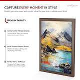 Alison Kingsgate Sleek 18x12 Walnut Frame with Perspex Front view 2