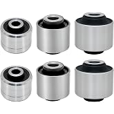 6PCS Rear Knuckle Bushings | Fit 2011-2014 Chry.sler 200 2011-2014 Dodge Avenger 2011-2020 Dodge Journey Replace 68083244AB