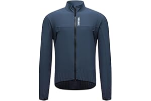 WOSAWE Lightweight Windproof Cycling Jacket with YKK Dual Zipper Water-Repellent Reflective Windbreaker for Running Commuting