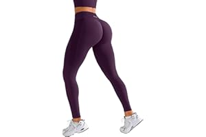 BRXL Butt Lifting No Front Seam Workout Leggings for Women Tummy Control High Waist Seamless Gym Yoga Running Leggings