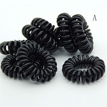 Amazon Com Cliensy 10 Pcs Plastic Hair Ties Spiral Hair Ties No