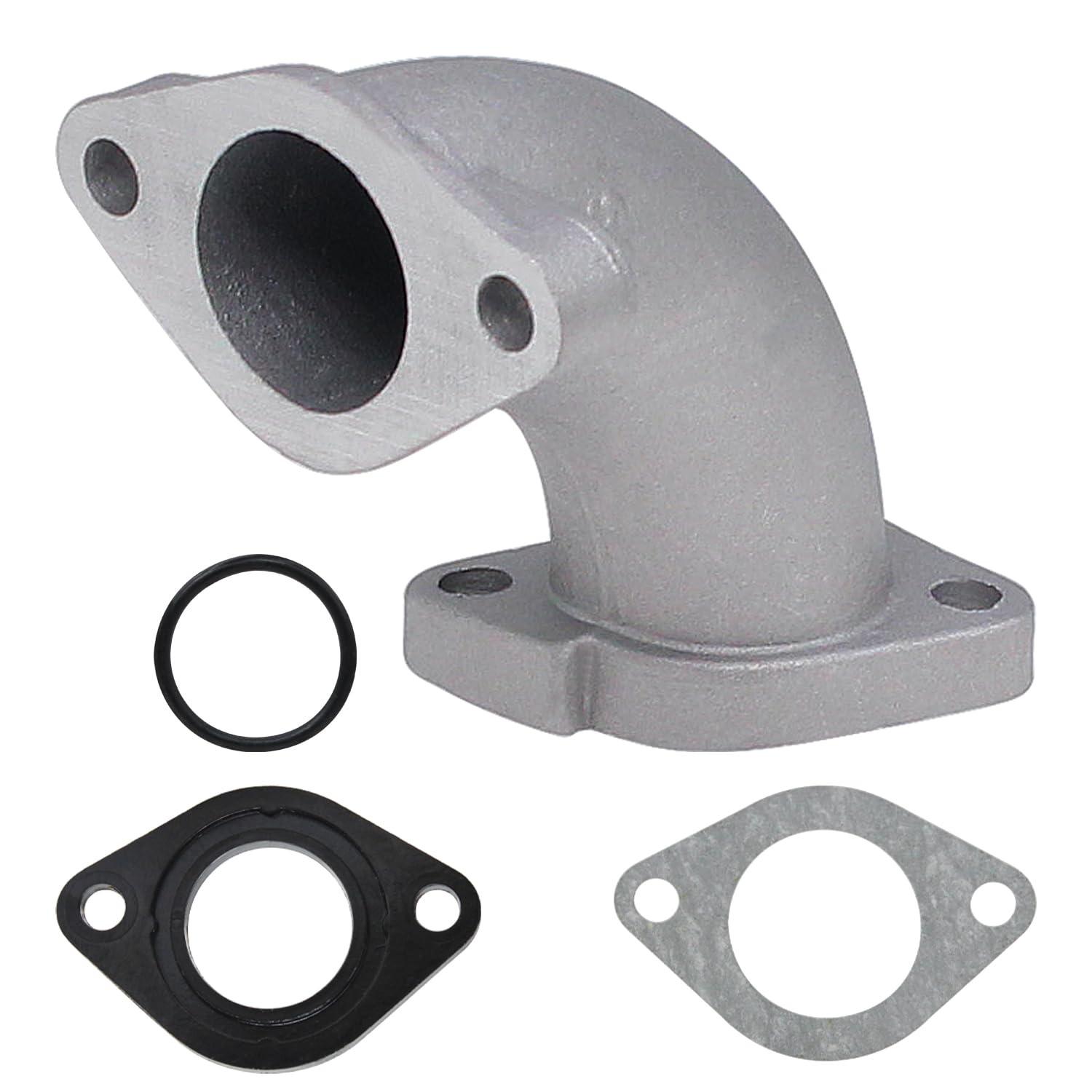 Photo 1 of Amavoler Intake Manifold Pipe 26mm Carburetor intake Manifold Gasket Kit Aftermarket Replacement Parts Fit for 110 125 140 150CC Kazuma ATV Lifan YX Dirt bike 56-2 FA.