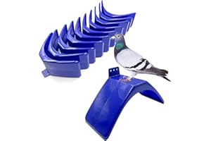 Ecjiuyi Pigeon Perch,Racing Pigeons Loft Perches Supplies,10PCS Lightweight Dove Rest Stand for Pigeon and Birds