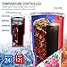 Yoelike Stainless Steel Vacuum Insulated 1-Pack Tumbler Rose 30 oz Cup - Rose(02） ...